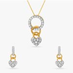 Diamond Pendant Set