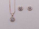 Diamond Pendant Set